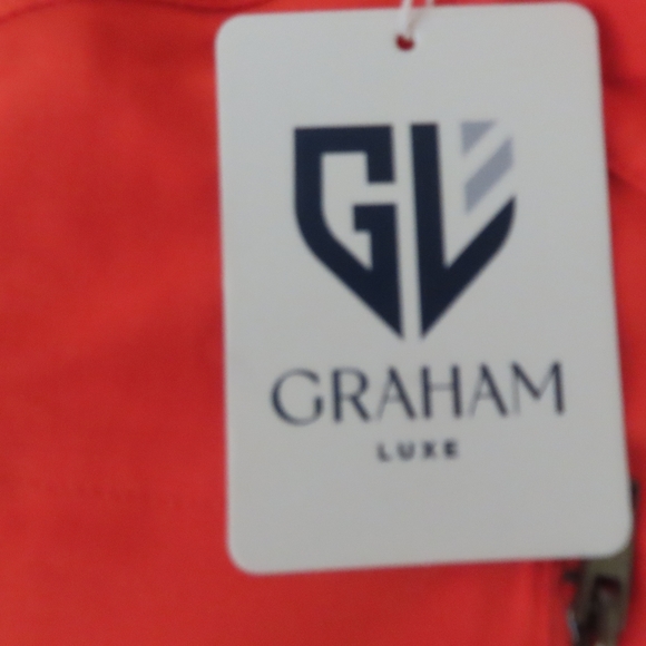 Graham Luxe by 1764 - Men’s Kash Heather Orange Golf Jacket - Size M NWT - Picture 4 of 8